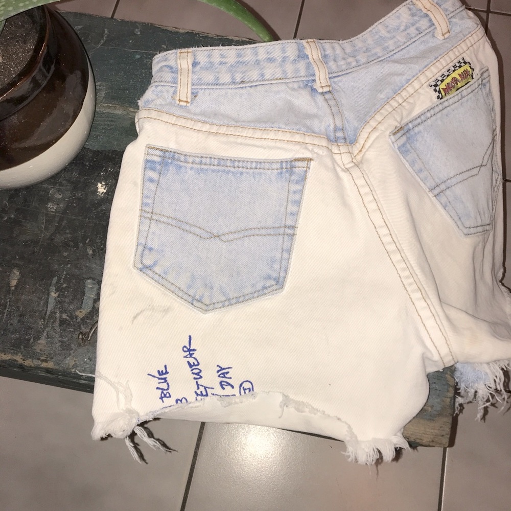 Vintage 90’s Dakota Blue Cut Offs Sz 7  High Waist